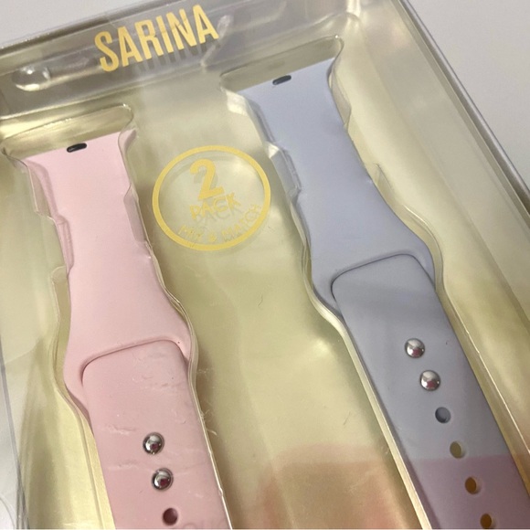 NWT! Apple watch band set of 2: Pink and lavender colors. New unopened box. - Picture 1 of 8